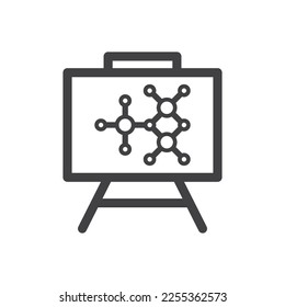 Formula Icon - Molecular Icon - Shutterstock ID 2255362573