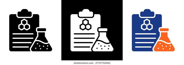 Conjunto de iconos de fórmulas Ilustración vectorial de glifos