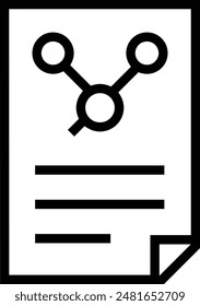 formula icon. Thin linear style design isolated on white background