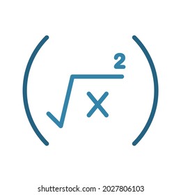 Formula icon vector image. Can also be used for Physical Fitness. Suitable for mobile apps, web apps and print media.