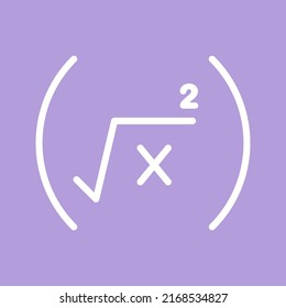 Formula icon vector image. Can also be used for School and Geometric Tools. Suitable for mobile apps, web apps and print media.