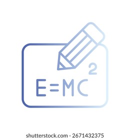 Formula icon vector stock illustration