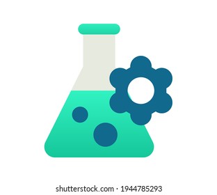 formula ingredient experiment single isolated icon with gradient style