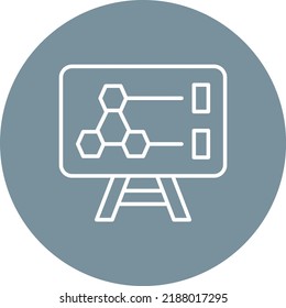 Formel-Linie Kreis Symbol Vektorbild. Kann auch für Web-Apps, mobile Apps und Printmedien verwendet werden.