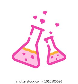 formula love outline valentine icon