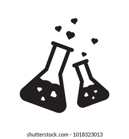 formula love valentine glyph icon