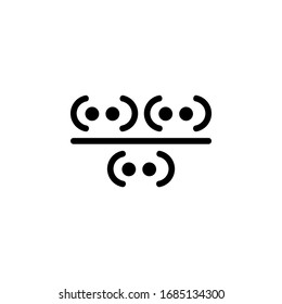formula and mathematics icon. Perfect for application, web, logo, game and presentation template. icon design line style