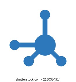 Formula molecular icon.science (vector illustration)