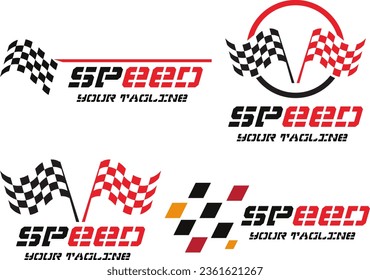 Logo für Formel 1 und Motogp-Rennstart