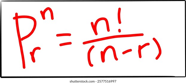 formula for permutation of elements from n elements, probability mathematics