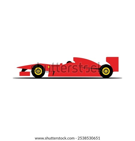 Formula race car icon. Vector illustration