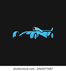 formula race logo symbol vector