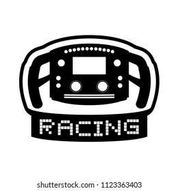 formula steering wheel illustration