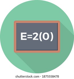 formula vector flat colour icon