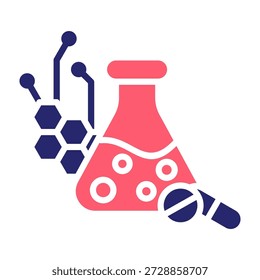 Formular Ilustración vectorial de estilo de relleno de color de icono
