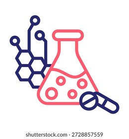 Formulate Icon Line Color Style Vector Illustration