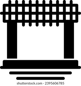 Formwork Glyph Solid Icon Vector Design