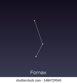 Fornax constellation as it can be seen by the naked eye.