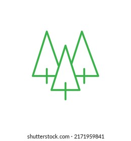 forrest editable stroke icon, Smart stroke icon