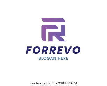 Forrevo Letter F and R logo Template