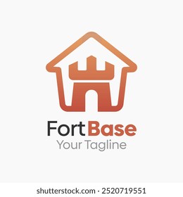 Plantilla de diseño de logotipo de Fort Base. Bueno para empresas, agencias, comunidad y Organización