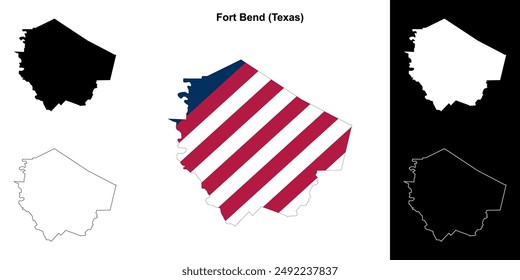 Mapa de Fort Bend County (Texas)