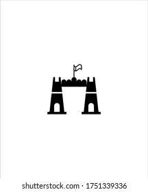 fort icon, best flat vector icon.
