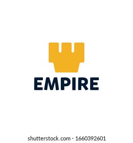 logotipo E inicial para Empire