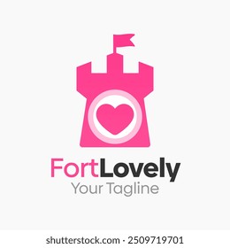 Plantilla de diseño de logotipos de Fort Lovely. Bueno para empresas, agencias, comunidad y Organización