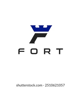 Diseño moderno del Vector del logotipo de Fort