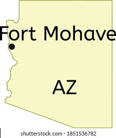 Fort Mohave census-designated place location on Arizona map