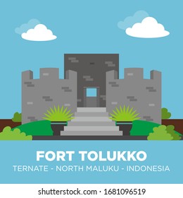 Fort Tolukko is a small fortification on the east coast of Ternate facing Halmahera.