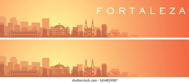 Fortaleza Beautiful Skyline Scenery Banner