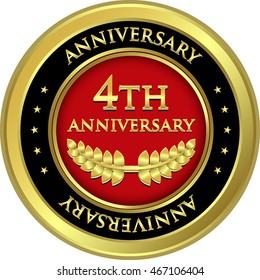 Forth Anniversary Gold Medal