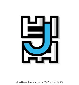 Fortified initial wall logo for security and construction industry identity.