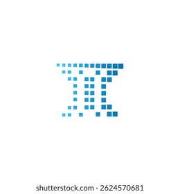 fortress digital icon logo design illustration