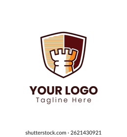 fortress esport logo sign vector design