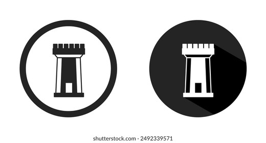 Fortress icon. Fortress icon vector design black color. Stock vector.