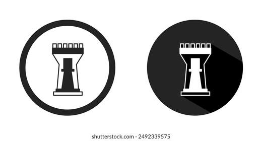 Fortress icon. Fortress icon vector design black color. Stock vector.