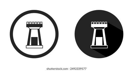 Fortress icon. Fortress icon vector design black color. Stock vector.