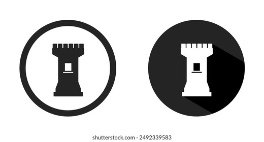 Fortress icon. Fortress icon vector design black color. Stock vector.