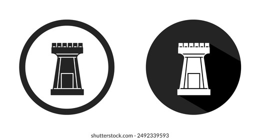 Fortress icon. Fortress icon vector design black color. Stock vector.