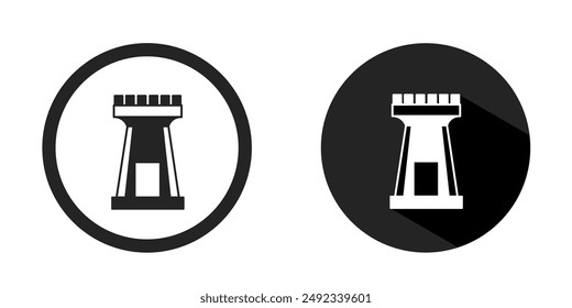 Fortress icon. Fortress icon vector design black color. Stock vector.