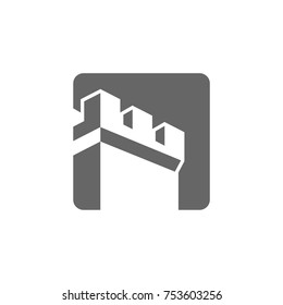 Fortress Logo Element Template