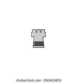 fortress logo in gray color