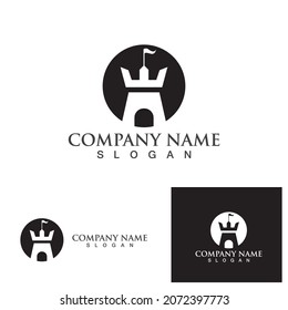 fortress logo and symbol vector