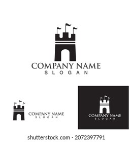 fortress logo and symbol vector