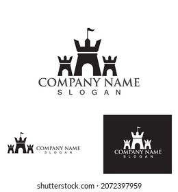 logotipo de fortaleza y vector de símbolo