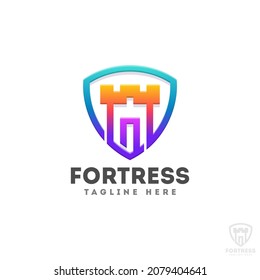 Fortress Logo Template . .