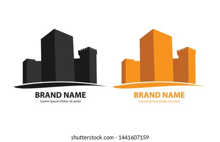fortress Logo  Templates With 2 colors version